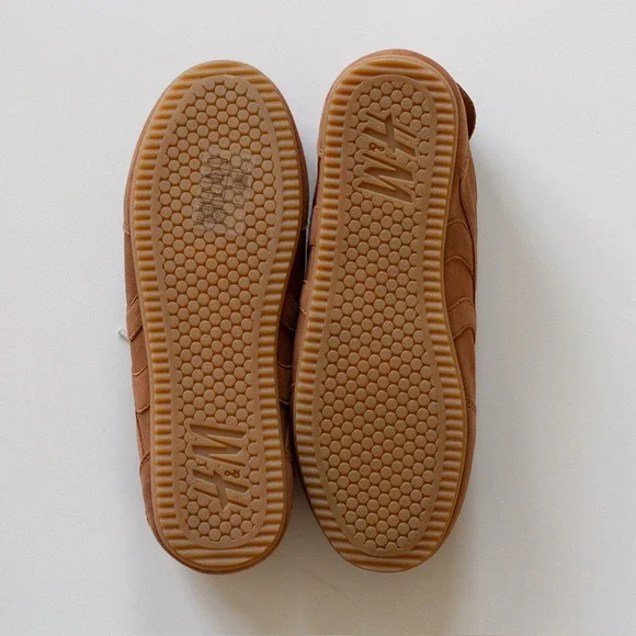 H&M Brown Suede Sneakers NWOT - Picture 4 of 7